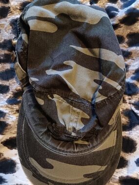 4 For 20$ Kids Camouflage Army Cap - Olive Green